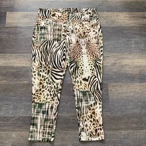 Multi Animal Print Jeggings